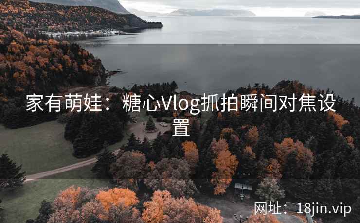 家有萌娃：糖心Vlog抓拍瞬间对焦设置